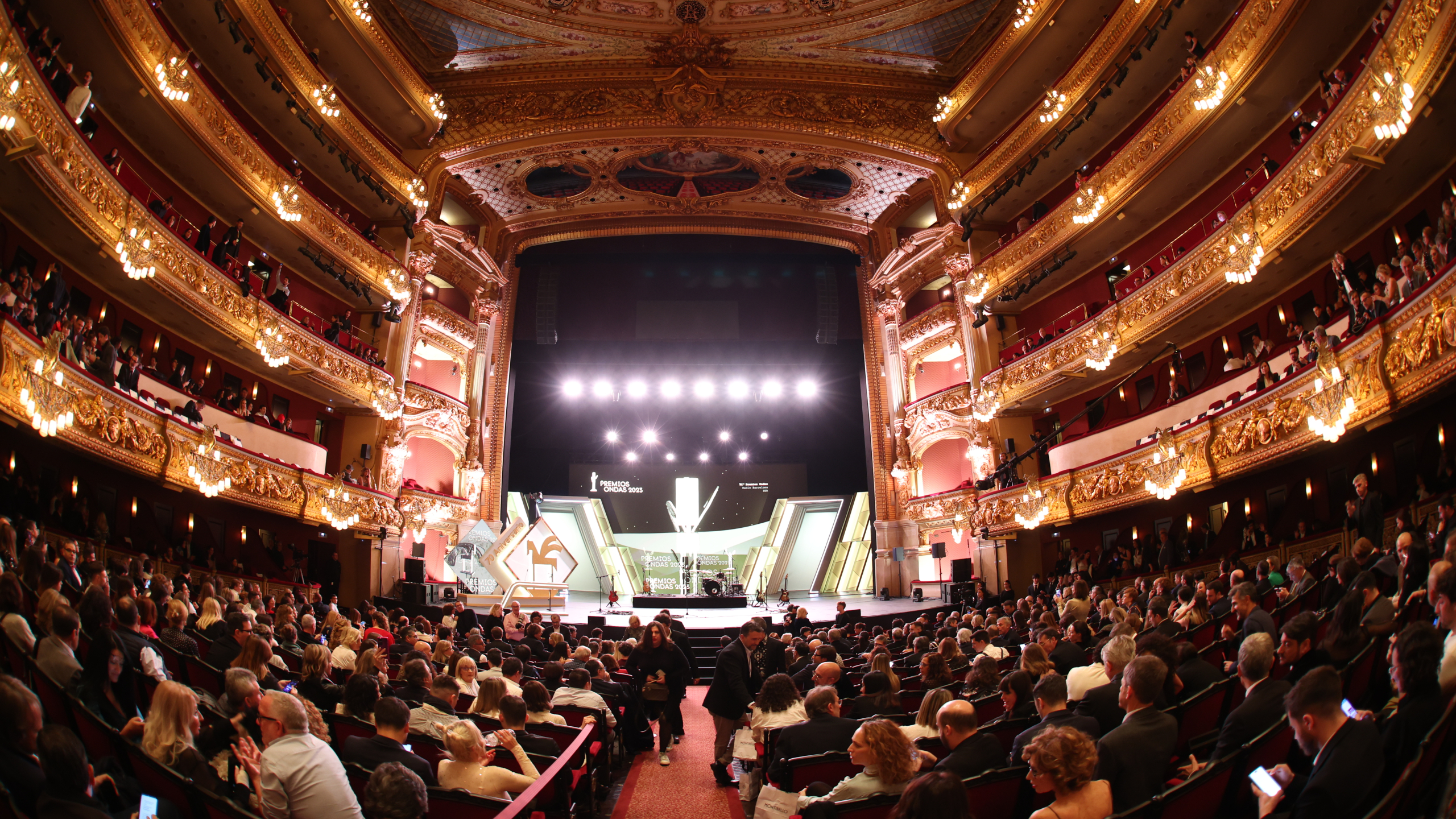 Gala Premios Ondas 2023 en el Gran Teatre del Liceu de Barcelona.
